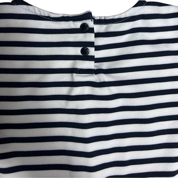 Tommy Hilfiger Essential Blue and White Stripe Skater Dress Girls Size 12 NWT - Picture 7 of 9